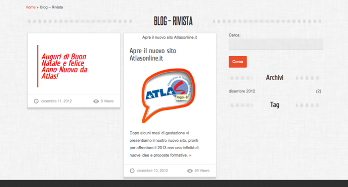 Atlas Web site